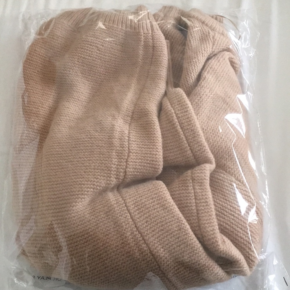 Knit sweater dress